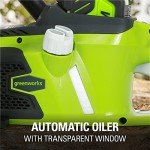 Greenworks 40V 16" Brushless Cordless Chainsaw Bundle