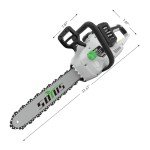 SOYUS 40V 16-Inch Cordless Brushless Chainsaw
