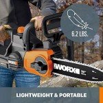 Worx 20V 10" Cordless Chainsaw with Auto-Tension