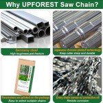 UPFOREST 3-Pack 20" Chainsaw Chains for Husqvarna & Stihl