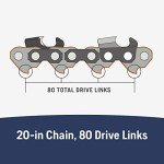 Husqvarna X-Cut 20" Durable Chainsaw Chain Replacement