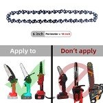 6 Inch Mini Chainsaw Replacement Chain – 2 Pack