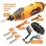 Electric Chainsaw Sharpener Kit with Diamond Wheels
