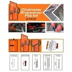 Katzco Chainsaw Sharpener File Kit with Tools