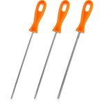 Chainsaw Sharpener File Set with Plastic Handle