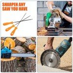 Chainsaw Sharpener File Set with Plastic Handle