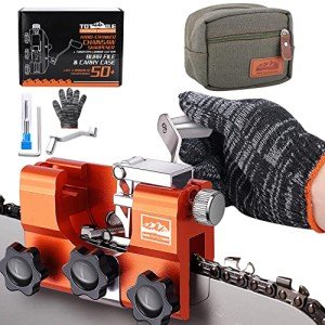 Freeyou Portable Chainsaw Sharpener with Tungsten Burr