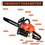 62CC 20" Handheld Gas Chainsaw for Cutting