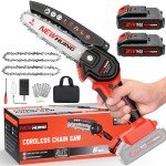 Upgraded Mini Cordless Chainsaw Kit for Tree Trimming