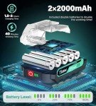 Tietoc 6-Inch Mini Cordless Chainsaw with Batteries