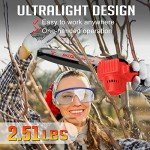 Cordless Mini Chainsaw 6-Inch with Rechargeable Batteries