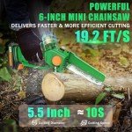 Compact 6-Inch Cordless Mini Chainsaw - 21V