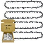 8-Inch Chainsaw Chain 4-Pack for Various Brands