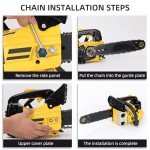 8-Inch Chainsaw Chain 4-Pack for Various Brands
