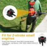 Dual Snap-In Primer Bulbs for Chainsaw Carburetors