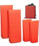 Tree Felling Wedges 4-Pack with Storage Bag