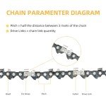6-Inch Chainsaw Chain and Bar Set (4+1)