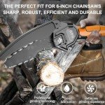 6-Inch Mini Chainsaw Chain Replacement Set