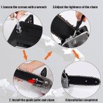 6-Inch Mini Chainsaw Chain Replacement Set