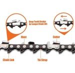 6-Inch Mini Chainsaw Chain Replacement Set