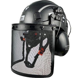 Forestry Safety Helmet with Visor and Ear Muffs