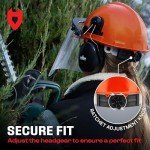 NoCry 6-in-1 Industrial Chainsaw Safety Helmet