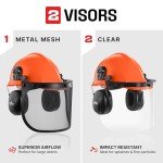 NoCry 6-in-1 Industrial Chainsaw Safety Helmet
