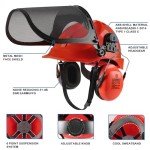 UM Ultramaxx 6-in-1 Chainsaw Safety Helmet Kit