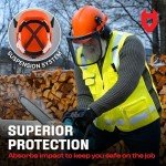 NoCry 6-in-1 Industrial Chainsaw Safety Helmet