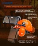 LANON ANSI Chainsaw Safety Helmet with Ear Muffs