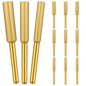 12PCS Diamond Coated Chainsaw Chain Sharpener Bits
