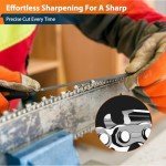 GIREORAN 8-Piece Chainsaw File Sharpening Kit