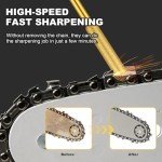 12PCS Diamond Coated Chainsaw Chain Sharpener Bits