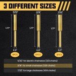 24PCS Diamond Chainsaw Sharpener Bits - 3 Sizes
