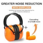 LYSIAN Foldable Noise Cancelling Safety Ear Muffs