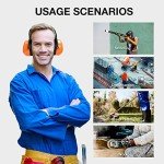 LYSIAN Foldable Noise Cancelling Safety Ear Muffs