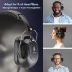 34 dB Noise Canceling Headphones for Shooting