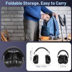 34 dB Noise Canceling Headphones for Shooting