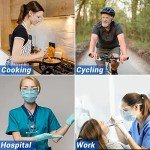 4-Pack Anti-Fog Clear Face Shield and Glasses