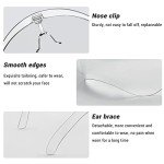 4-Pack Anti-Fog Clear Face Shield and Glasses