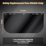 Tinted Face Shield Replacement Lens for Chainsaws