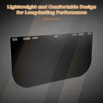 Tinted Face Shield Replacement Lens for Chainsaws