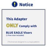 Aluminum Face Shield Adapter for Full-Brim Hard Hat