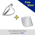Aluminum Face Shield Adapter for Full-Brim Hard Hat