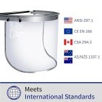 Aluminum Face Shield Adapter for Full-Brim Hard Hat