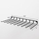 Wall-Mounted Gardening Tool Organizer Shelf
