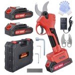 Cordless Electric Pruning Shears with Batteries & Blades