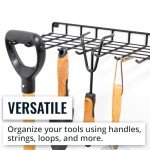 Wall-Mounted Gardening Tool Organizer Shelf