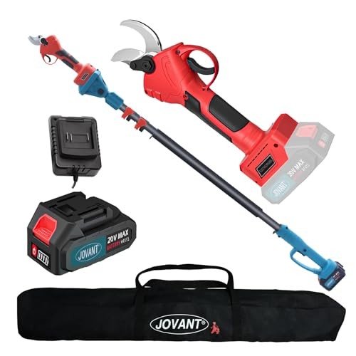 Cordless 2-in-1 Electric Pruning Shears with Pole