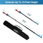 Cordless 2-in-1 Electric Pruning Shears with Pole